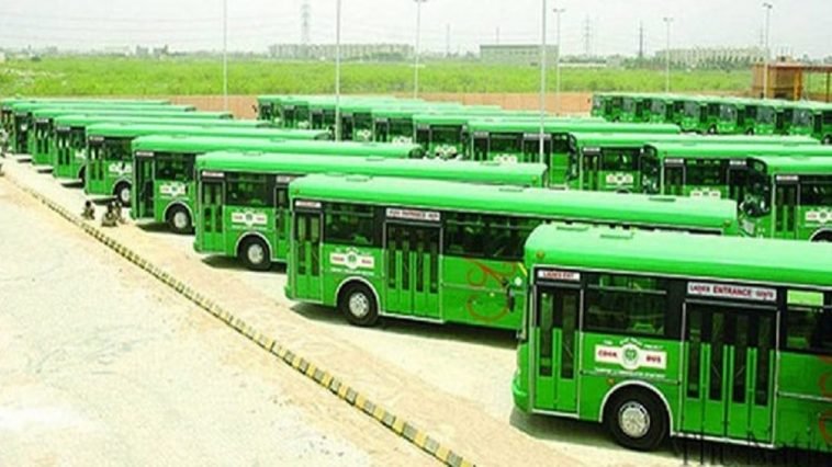 green line bus karachi