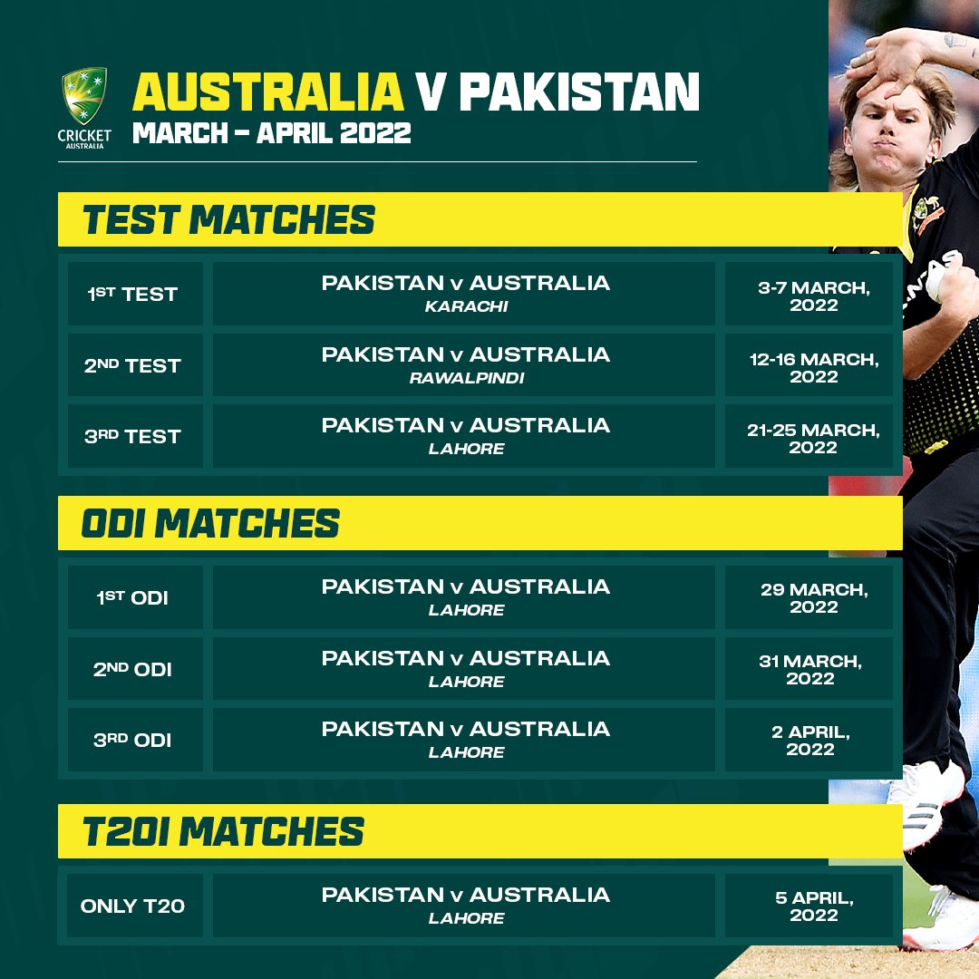 Pak Vs Aus Schedule Aa Gya Hai Dost!! Neemopani