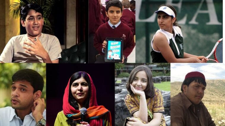 seven children who have made Pakistan proud.