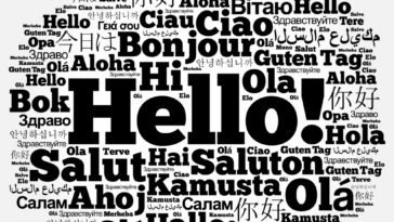 Hello in different languages