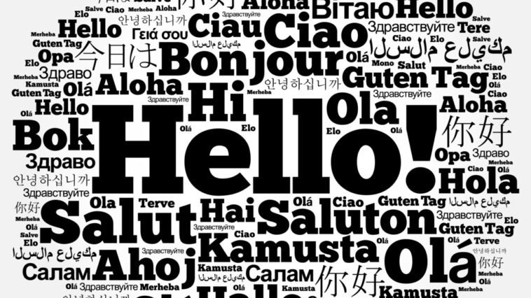 Hello in different languages