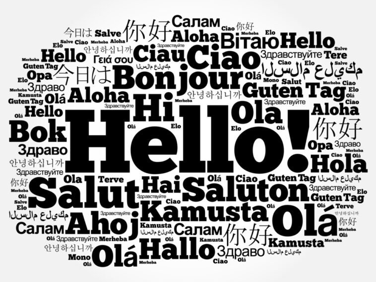 Hello in different languages
