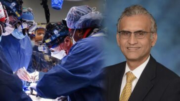 Pakistani doctor implants a pig heart in a man in US.