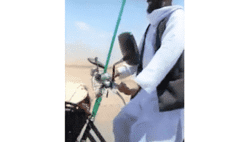 Afghan Pilgrim Embarks On Hajj On A Cycle