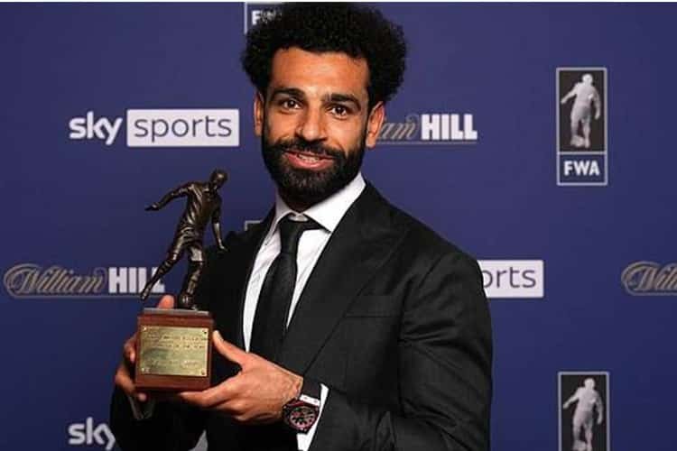 Mo Salah wins FWA Footballer of the year Award