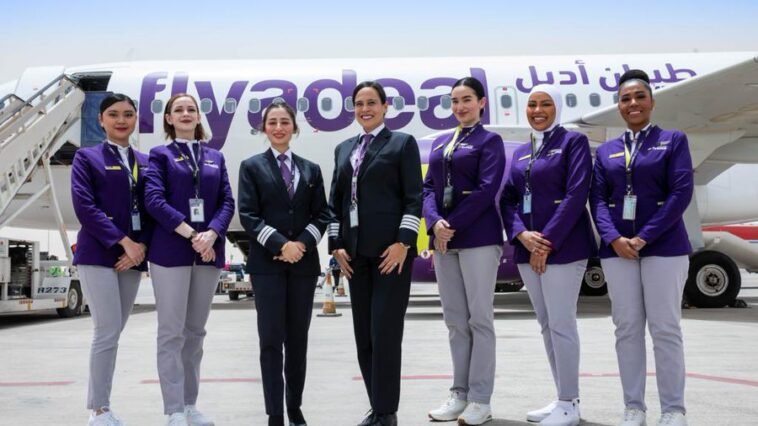Saudi Airline with all women crew