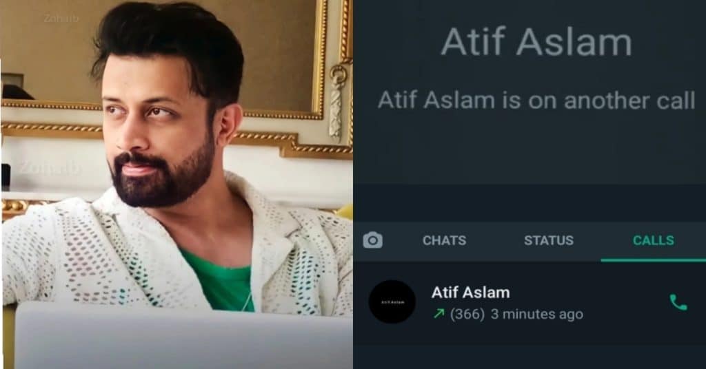 Atif Aslam's WhatsApp Calls With Fans – Wins Over Several Hearts - Neemopani