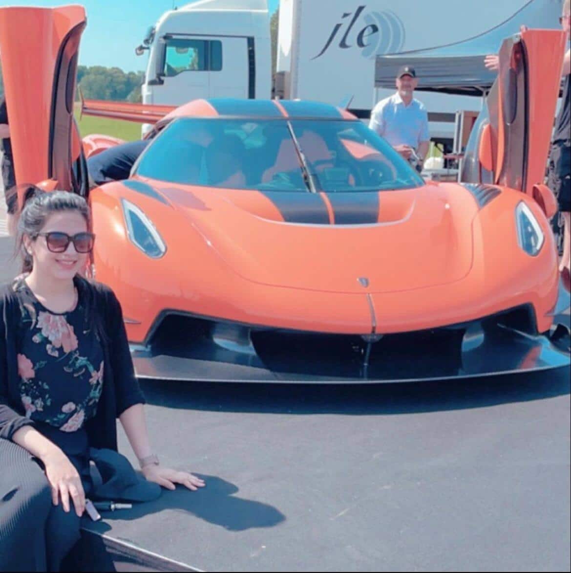 Amna Mustabeen Baig- First Pakistani Woman At Koenigsegg