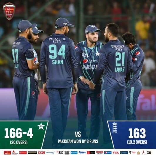 Pakistan’s 200th T20I Ends With A 3 Run Win - Neemopani