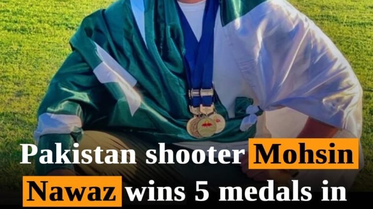 mohsin nawaz wins 5 medals
