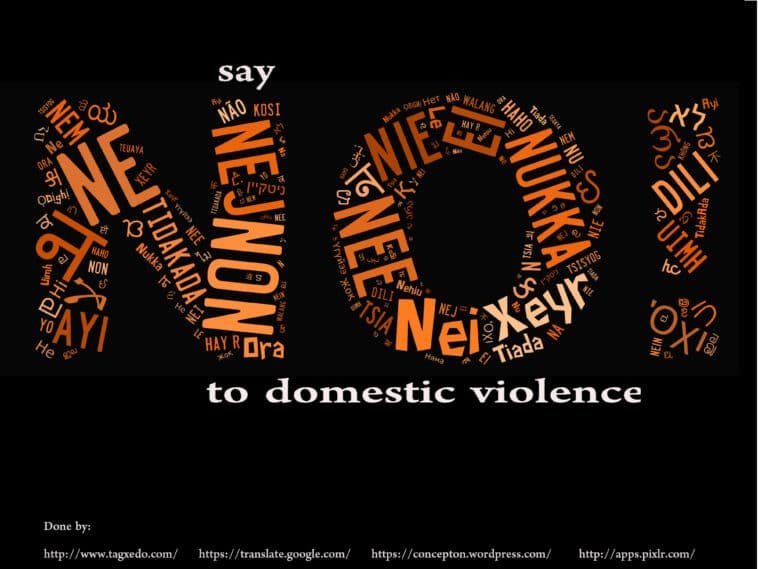 Say No To Domestic Violence