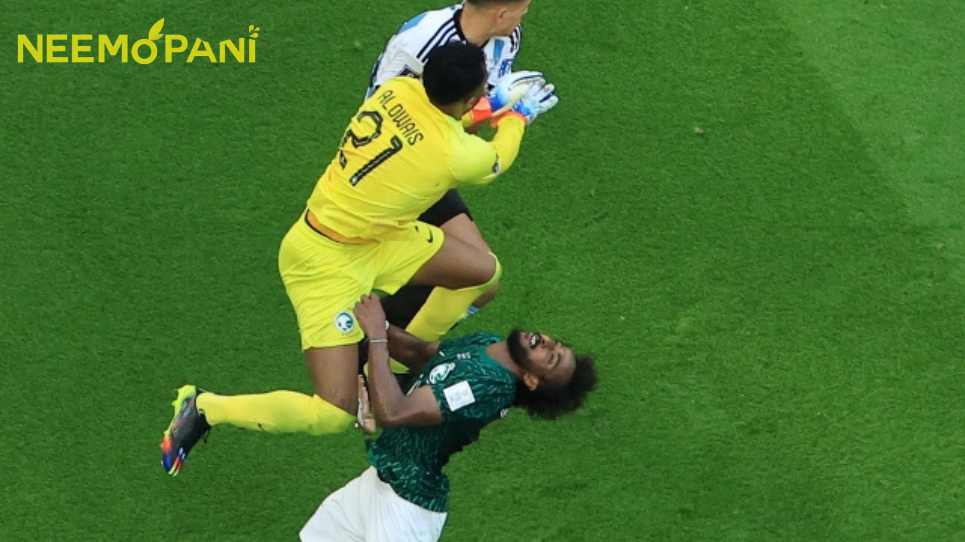 Saudi Arabia pays Respect to Injured Player Yasser Al-Shahrani