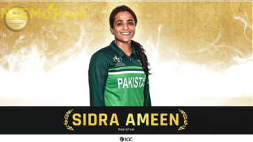 sidra ameen gets wins icc player of the month