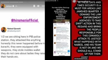 Celebs attacked by a mob in Karachi