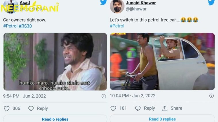 Petrol prices shoots up and sets a new record