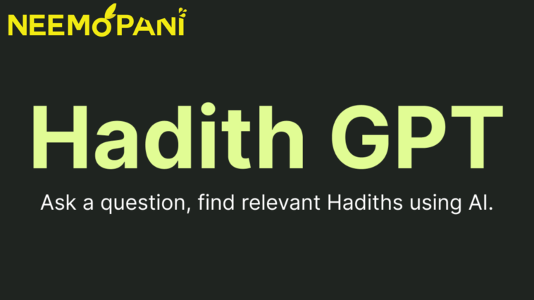 HadithGPT: AI Trained with 40,000 Hadith