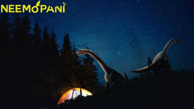 One type of a dinosaur having a record-breaking neck