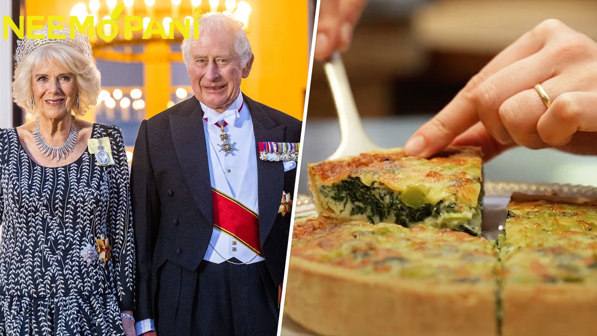British monarchs offer forth their recipe for "Coronation Quiche"