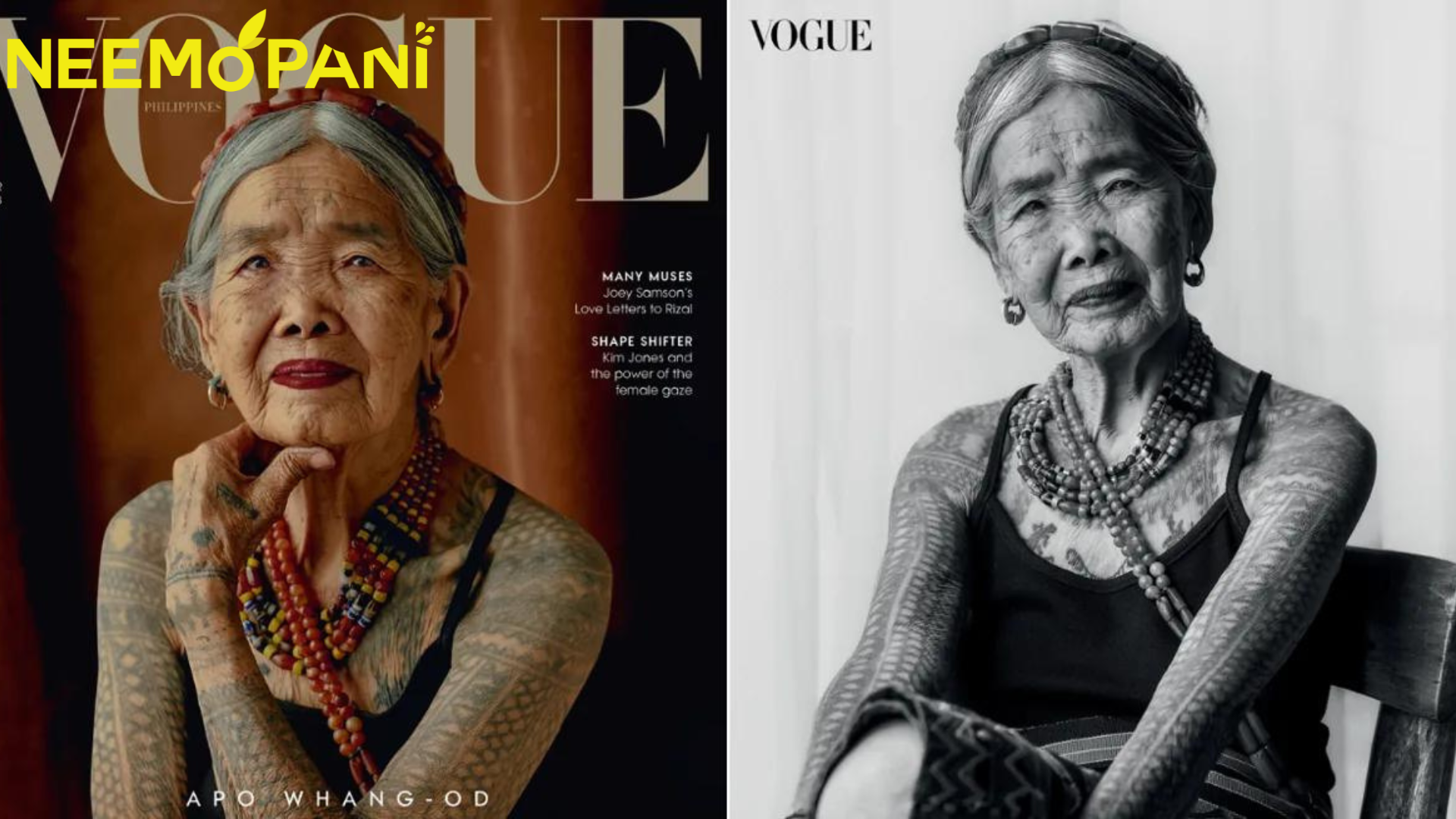 Meet 106 year old Vogue model- Pilipino tattoo artist