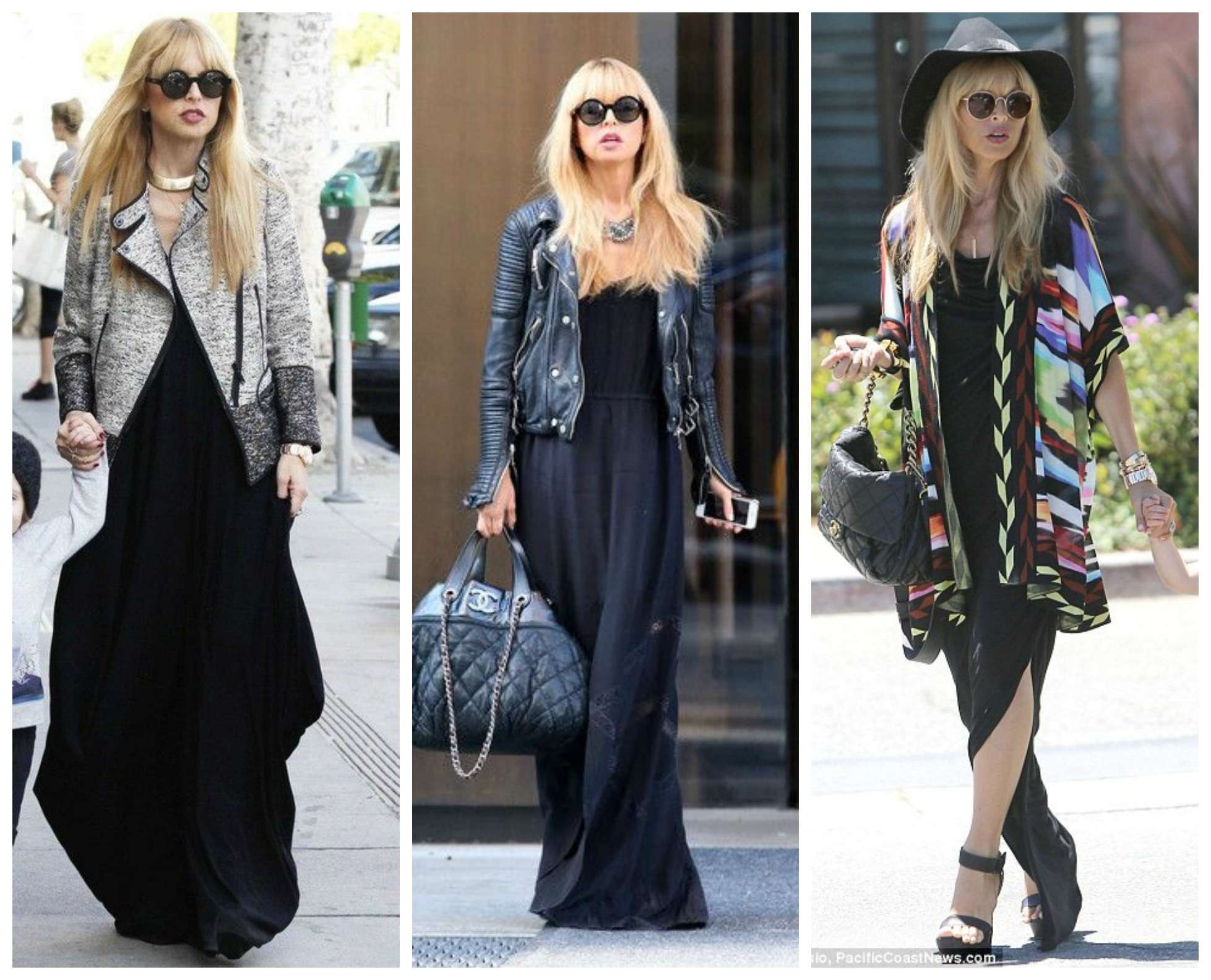 Black maxi dress