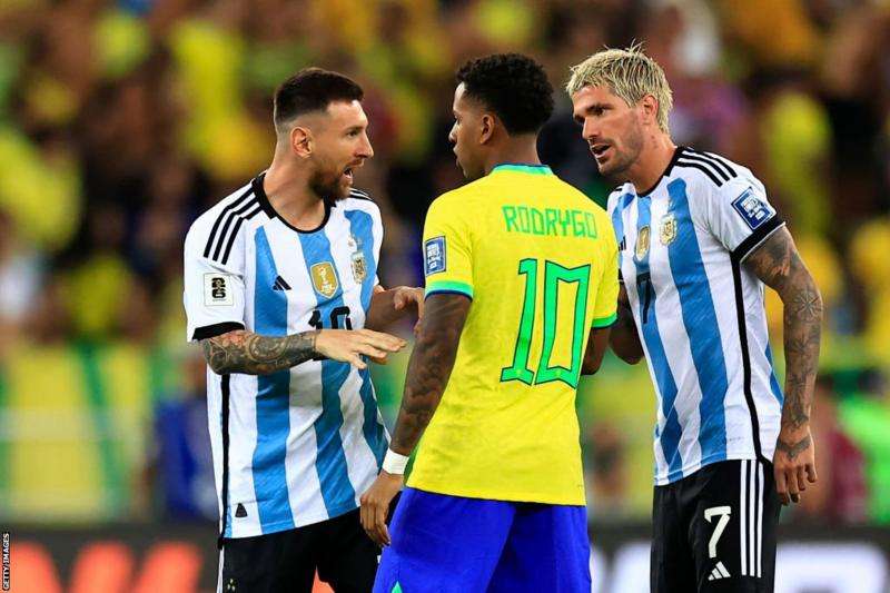 Brazilian Striker Rodrygo Racially Abused Over Argument with Messi