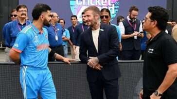 Beckham joins Tendulkar, Kohli in India-New Zealand World Cup semi-final