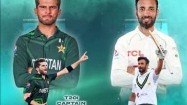 Shaheen Afridi appointed T20 captain, Shan Masood to lead in Tests