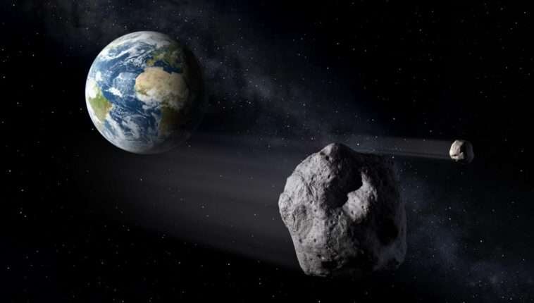 Asteroids passing Earth
