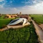 modern house in a pakistani village