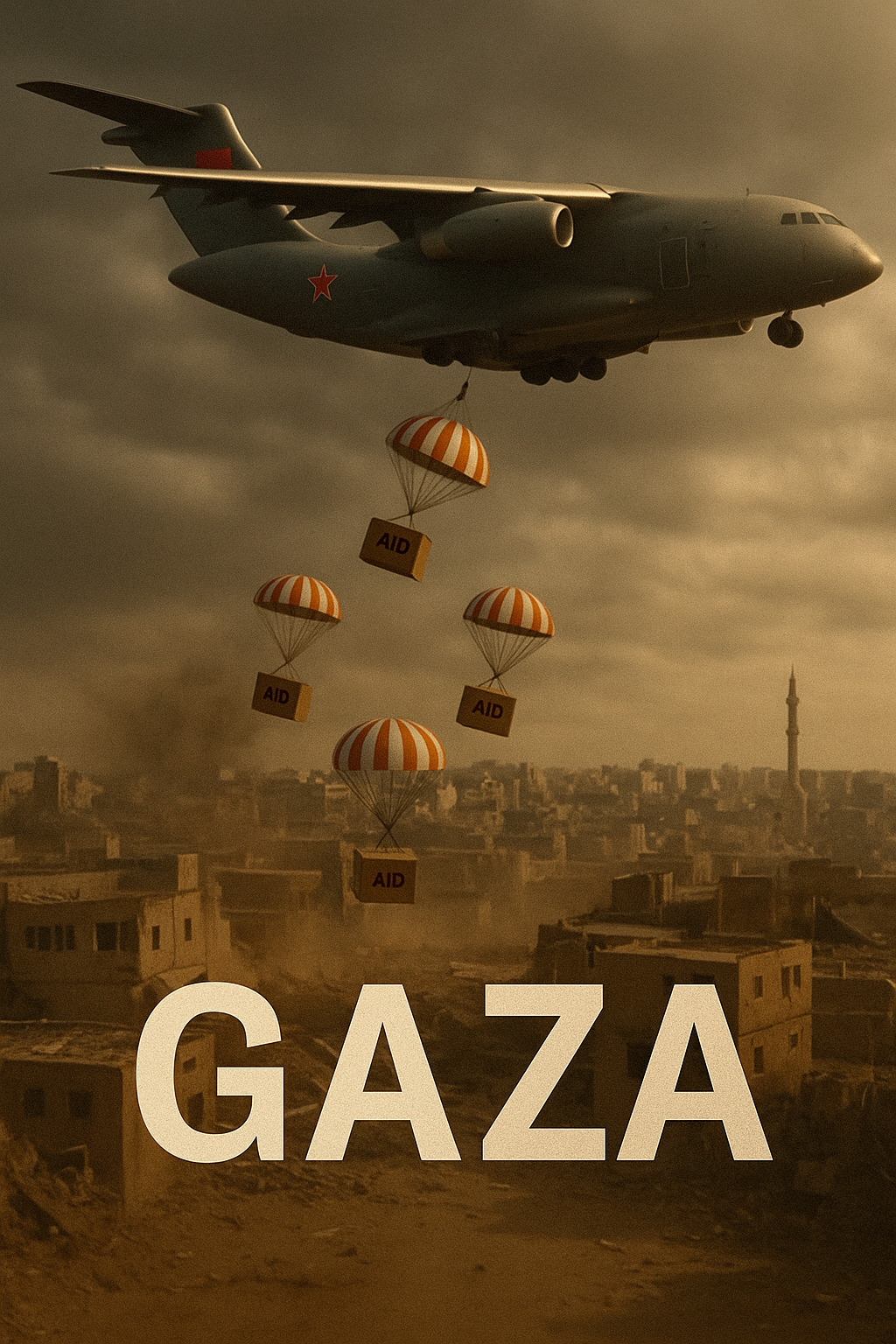 Chinese delivering aid to Gaza neemopani article