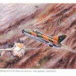 hussaini painting of pakistani pilot shooting down Israeli jet neemopani article