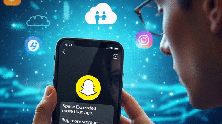 snapchat to start charging users who store more than 5gb of photos and videos in memories
