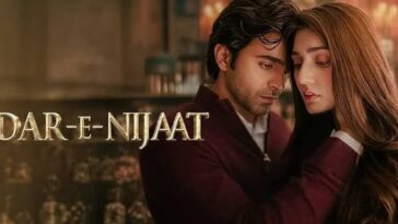 Dar-e-Nijaat drama poster with Sheheryar Munawar and Durefishan Saleem
