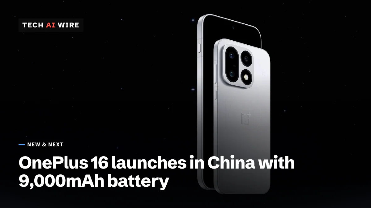 OnePlus 16 Launches in China With a Monster Battery